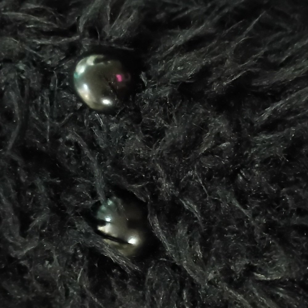 Decree Black Teddy Jacket.Pit To Pit 20" - Picture 8 of 8